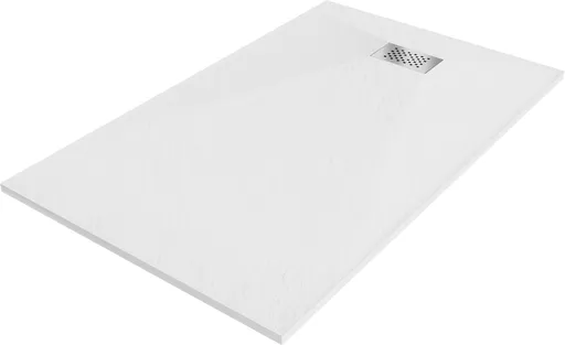 MEXEN/S Hugo sprchová vanička SMC 140x90, bílá, krytka nerez 42109014-X