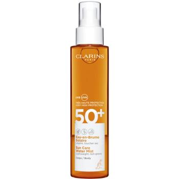 Clarins Sun Care Water Mist transparentná hmla na opaľovanie SPF 50+ 150 ml