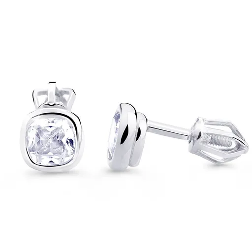 Cutie Jewellery Náušnice z bílého zlata se zirkony Z8029-30-10-X-2