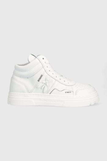 Kožené sneakers boty Patrizia Pepe bílá barva, 8Z0088 L011 W338