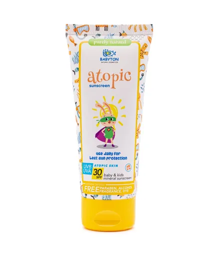 Babyton Přírodní opalovací krém Atopic SPF30 100 ml