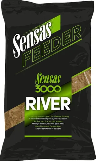 Sensas Krmítková směs 3000 Feeder 1kg - River,Sensas Krmítková směs 3000 Feeder 1kg - River