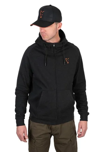 Fox Rybářská Mikina Collection LW Hoody Black & Orange,Fox Rybářská Mikina Collection LW Hoody Black & Orange
