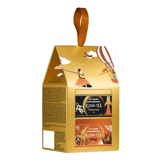 Sada čajů TSAREVNA + GLOGG, 2 x 20 g plechovka, Kusmi Tea