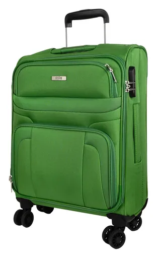 Textilní palubní kufr Skyline Orlando 4w S Green