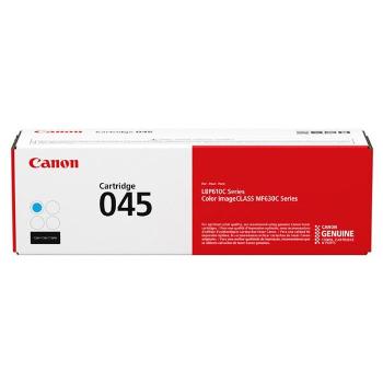 CANON CRG045 C - originální toner, azurový, 1300 stran