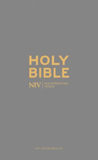 NIV Pocket Charcoal Soft-tone Bible with Zip - New International Version