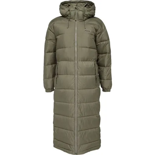 Columbia PIKE LAKE™ III LONG JACKET Dámský zimní kabát, khaki, velikost