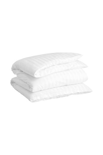 POVLEČENÍ GANT SATEEN STRIPES SINGLE DUVET 140X200 WHITE