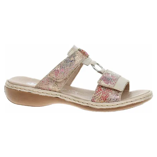 Dámské pantofle Rieker 659X6-90 rosa 41