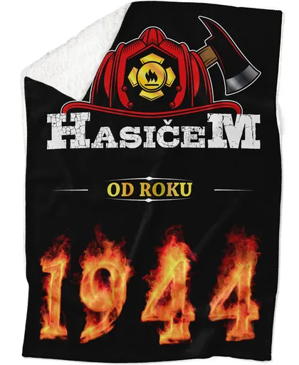 Deka Hasičem od roku (rok: 1944, Podšití beránkem: ANO)