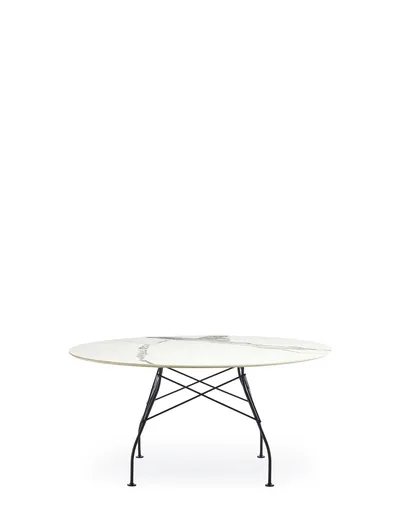 Jídelní stůl GLOSSY XXL, více variant - Kartell Barva: Bílá / Černá