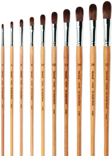 Štětec Filbert Herend Y-8100  – velikost 16