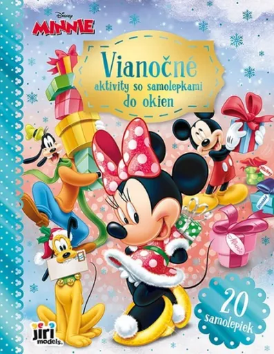Vianočné aktivity so samolepkami do okien Minnie