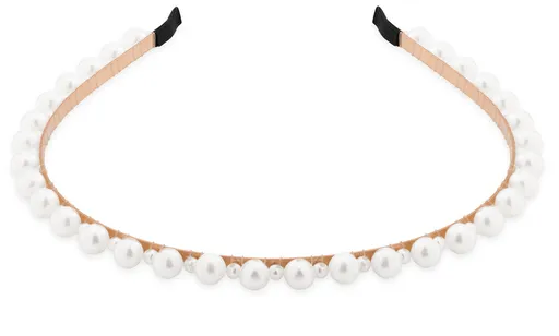Troli Slušivá perličková čelenka do vlasů