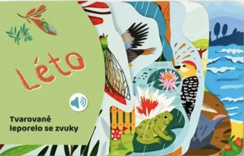 Tvarované leporelo se zvuky - Léto