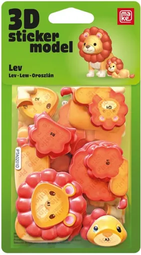 3D Sticker Model ZOO Lev - MAKE
