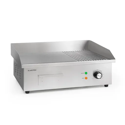 Klarstein Grillmeile 3000GR, elektrický gril, 3000 W, 54,5 x 35 cm, hladký/žebrovaný