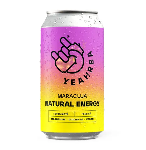 Yeahrba Natural Energy Drink Maracuja 330 ml