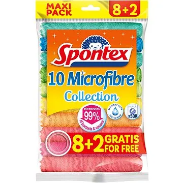 SPONTEX Microfibre 30 × 30 cm (10 ks) (3384122300178)