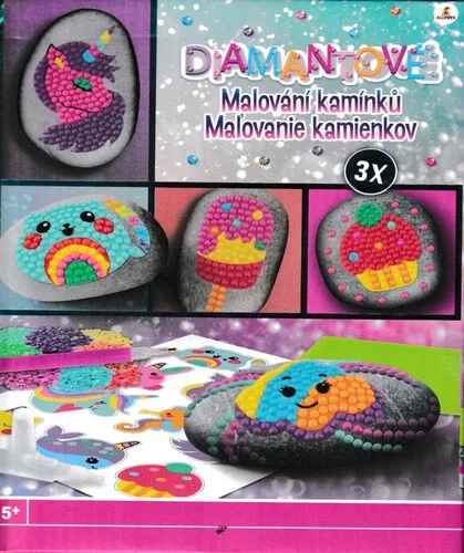 Malování na kamínky - Diamond