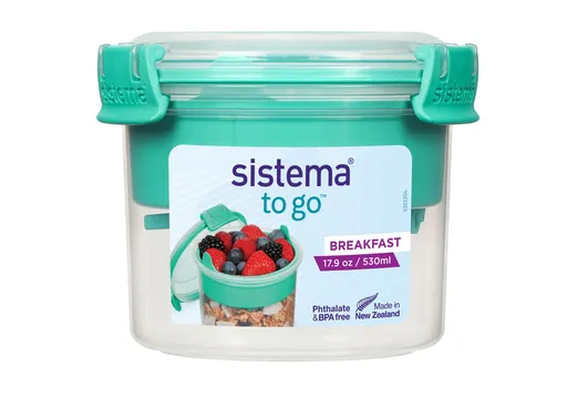 Sistema To Go dóza s miskou a lžičkou 530 ml mátová