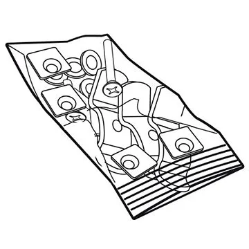 SHAD Montážní sada plotny pro kufry SHAD (130.D1B40BOR)