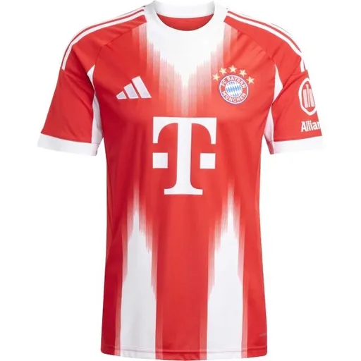 adidas FC BAYERN HOME JERSEY Pánský fotbalový dres, červená, velikost