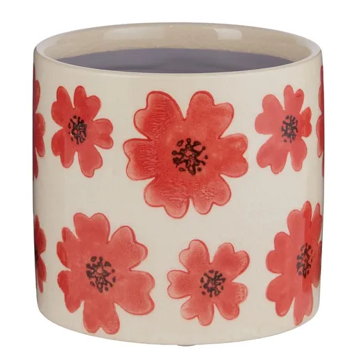 HEARTS & FLOWERS Květináč květy 14 cm