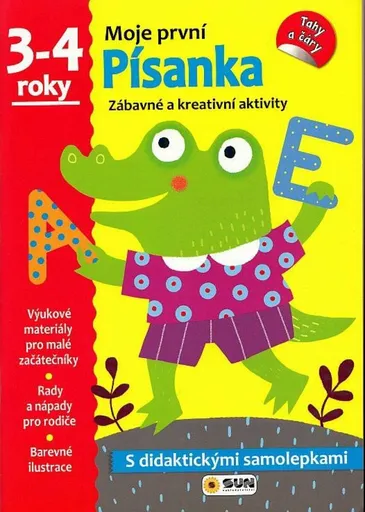 Moje první písanka 3-4 ROKY samolepky (poškozená)