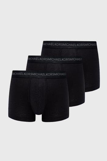 Boxerky MICHAEL Kors (3-pack) pánské, černá barva, 6BR1T10773