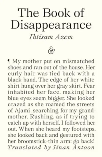 The Book of Disappearance - Ibtisam Azem