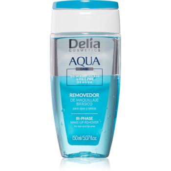 Delia Cosmetics Aqua dvoufázový odličovač na oční okolí a rty 150 ml