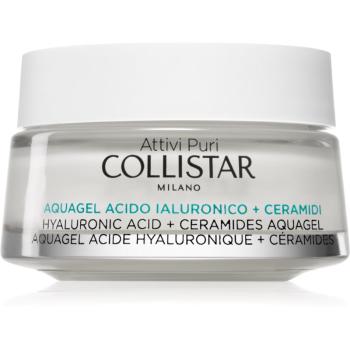 Collistar Attivi Puri Hyaluronic Acid + Ceramides Aquagel hydratační krém-gel s rozjasňujícím účinkem s kyselinou hyaluronovou 50 ml