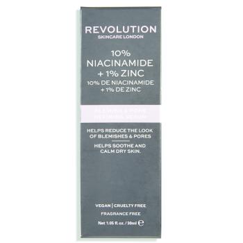 Revolution Skincare Blemish and Pore Refining 10% Niacinamide + 1% Zinc sérum 30 ml