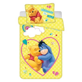 Sárga pamut gyerek ágyneműhuzat babaágyhoz 135x100 cm WTP "Smile" – Jerry Fabrics