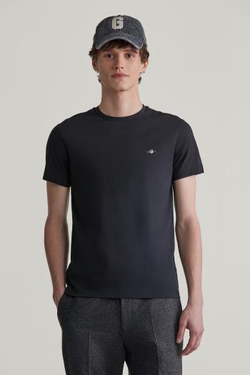 TRIČKO GANT SLIM SHIELD SS T-SHIRT BLACK