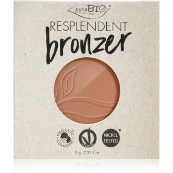 puroBIO Cosmetics Resplendent bronzer náhradní náplň odstín 05 Warm Brown 9 g