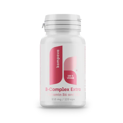 KOMPAVA B-komplex Extra 510mg/120 kapslí