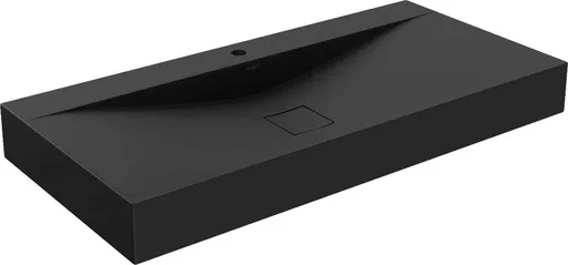 MEXEN Poli umyvadlo na desku litý mramor 1/O 100 x 48, černá 23021071