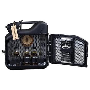 Kanystr bar mini bar 5 L- Jack Daniel’s černý otevírání do boku - KOMPLETNĚ VYBAVENÝ-AKCE (8594211750400)