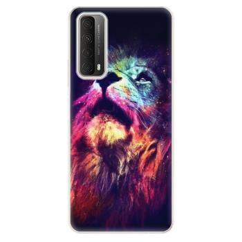 Odolné silikonové pouzdro iSaprio - Lion in Colors - Huawei P Smart 2021