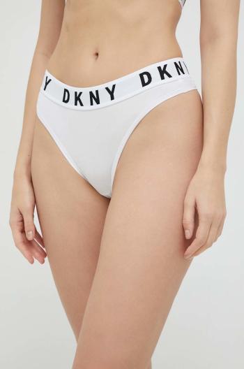 Tanga Dkny bílá barva, DK4529