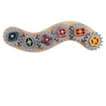 Zopa Silicone Bamboo Puzzle Cog Wheels aktivity hračka 1 ks