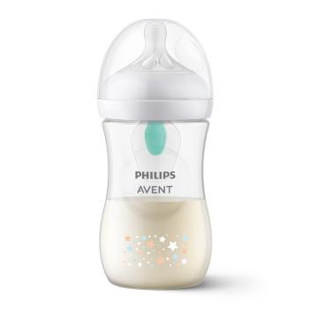 Philips AVENT Láhev Natural Response s ventilem AirFree 260 ml, 1m+, medvěd