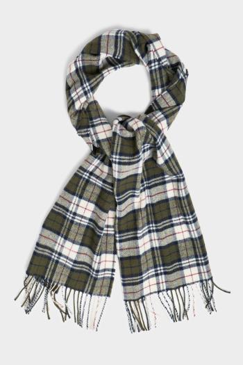 ŠÁLA GANT MULTI CHECK SCARF DARK CACTUS