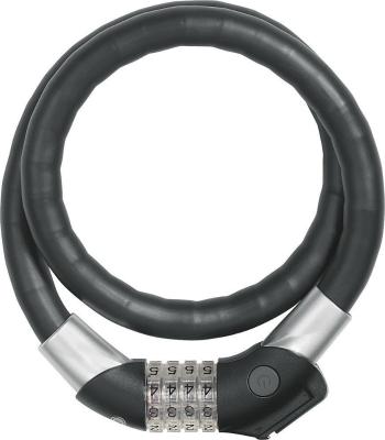 Abus Steel-O-Flex Raydo Pro 1460/85 KF Black Ocelové lanko-Zámek