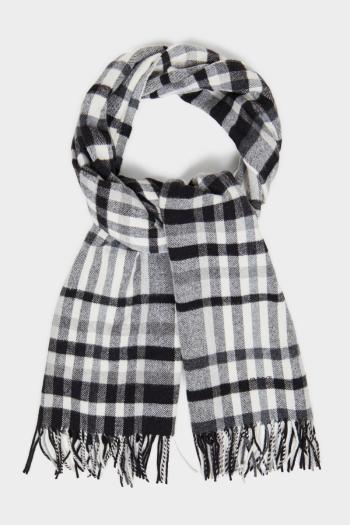 ŠÁLA GANT CHECK SCARF EBONY BLACK