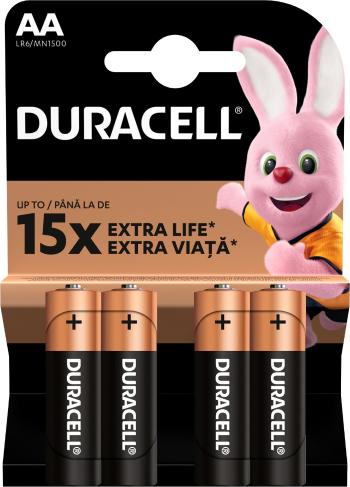 Tölthető elem Duracell Rechargeable elem 2500 mAh 4 db (AA)