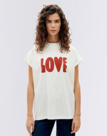 Tričko Thinking MU Love Volta T-Shirt SNOW WHITE